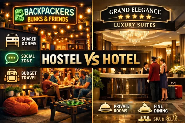 هاستل چیست؟ تجربه های من از امنیت و تفاوت هاستل با هتل