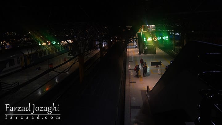 ایستگاه راه‌آهن تهران و پایان سفر شوی